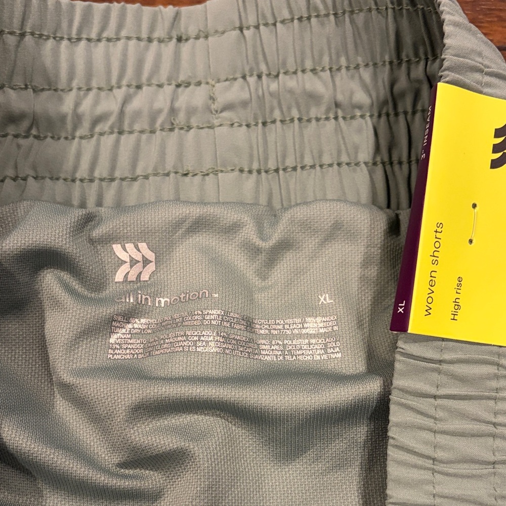 All in Motion Women's Mint Athletic Shorts - Picture 3 of 5